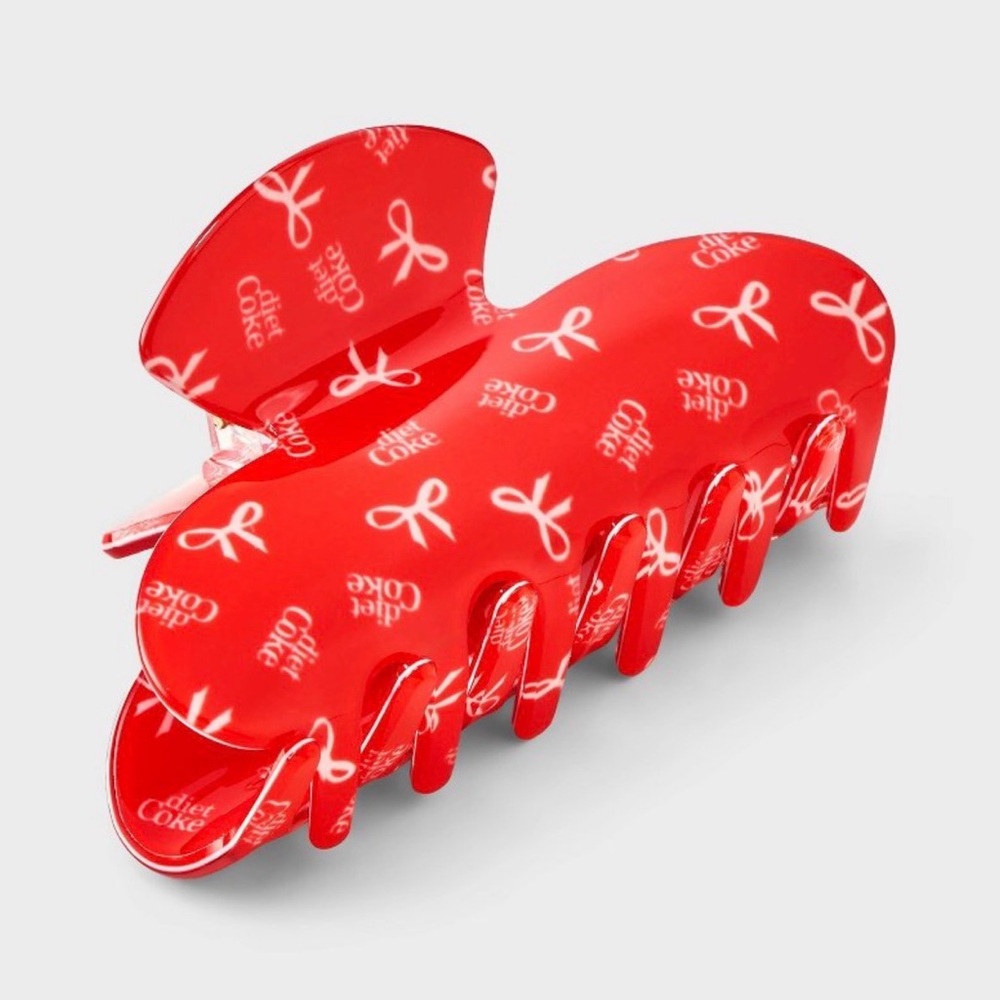 Diet Coke Red Hair Claw Clip NWT